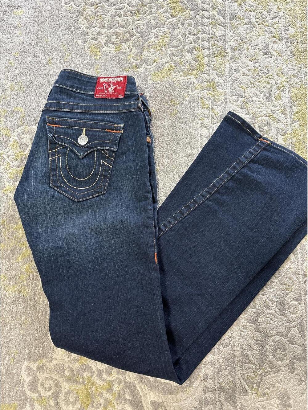True Religion Joey denim y2k 27 flare deadstock